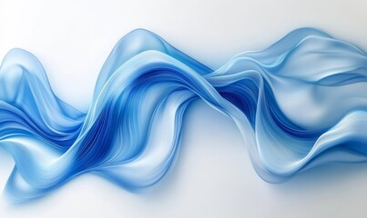 Naklejka premium Abstract Blue Concept Digital Background, Generative AI