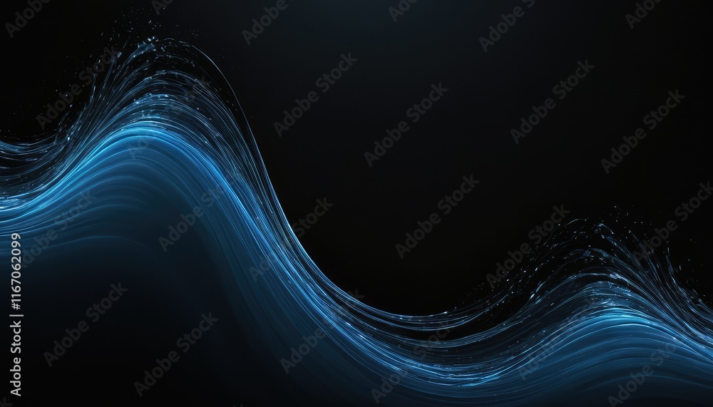 Poster modern abstract waves with abstract white on soft light background modern futuristic concept modern 