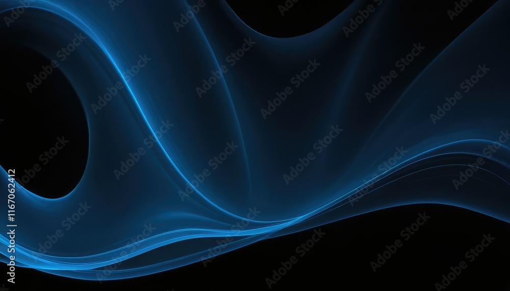 Poster modern abstract waves with abstract white on soft light background modern futuristic concept modern 