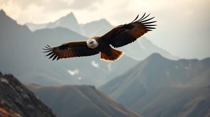 eagle in flight