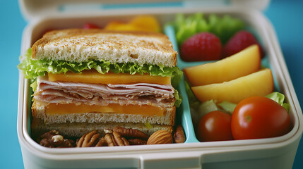 High school student lunch box