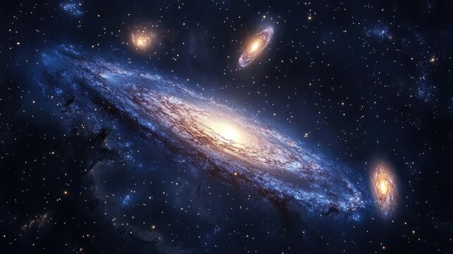 Leo Galaxy Trio featuring M65, M66, and NGC 3628 in stunning celestial backdrop of stars and cosmic wonders