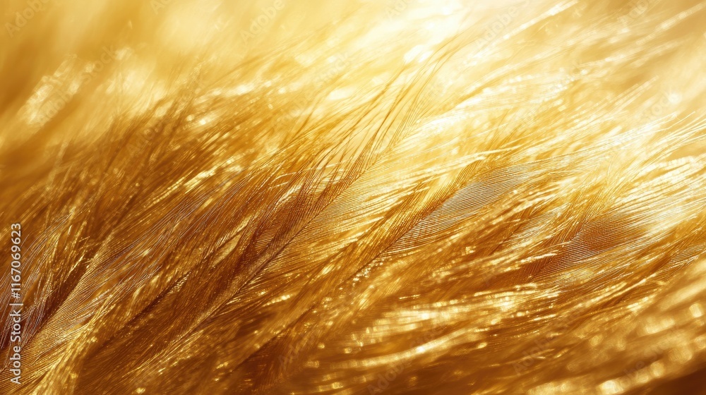 Poster golden hair texture macro background in high resolution for artistic and design applications
