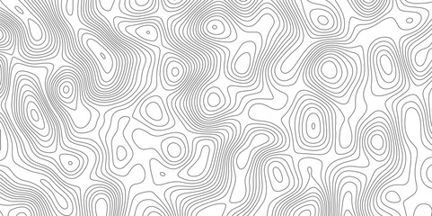 Abstract topographic contours map background. Panorama view gradient multicolor wave curve lines banner background design.