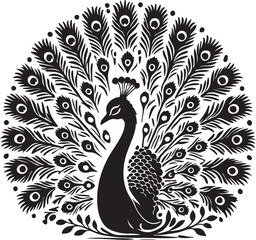 peacock feather vector