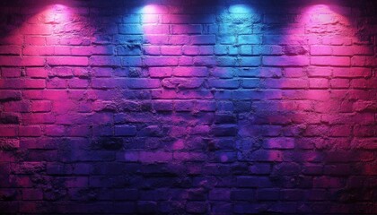 Urban Graffiti Wall Texture Vintage Background with Blue and Purple Lighting Shadows for Display