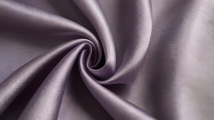 Obraz premium Close-up of smooth, flowing light purple fabric, with soft folds and highlights.