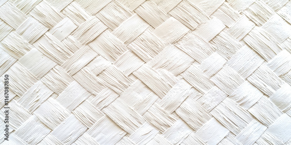Poster White background with a pattern of white lines