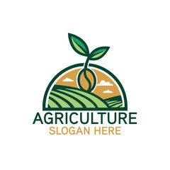 amazing agriculture processing logo for your farm or company