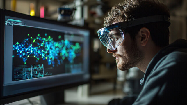 AI-augmented quantum simulations for molecular and material science research, utilizing quantum computing to predict chemical reactions and optimize material properties.