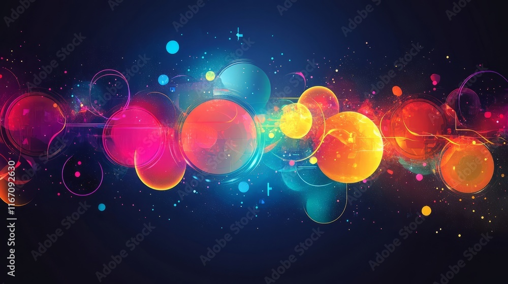 Poster color gradient background design. abstract geometric background with liquid shapes. cool background 