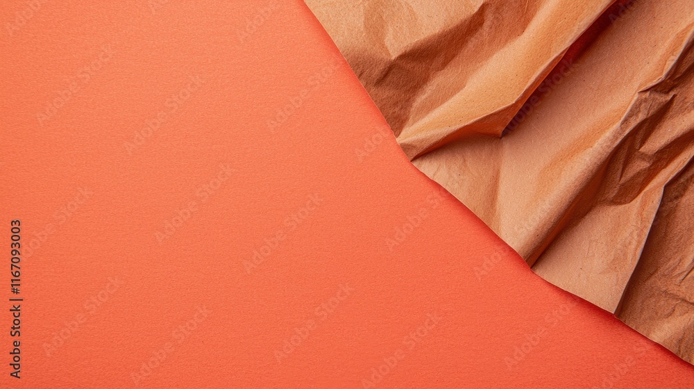 Poster elegant textured background with crumpled paper and smooth surface