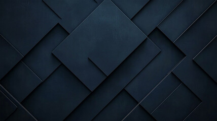 Fototapeta premium Minimalist Geometric Background in Dark Blue Tones
