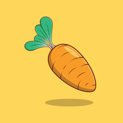 Carrot cartoon vector, carrot icon, vegetable, orange, fresh, tasty, carrot symbol