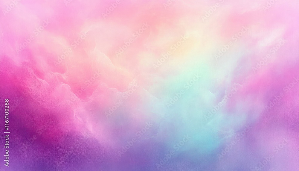 Aufkleber dreamy abstract pastel gradient texture soft light colorful pattern background