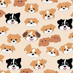 Obraz premium seamless pattern with animals