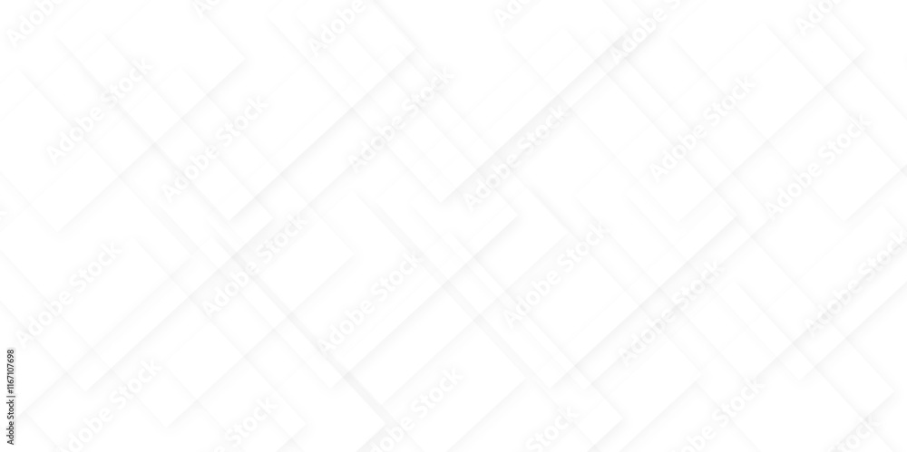 Poster abstract modern white and gray pattern geometric luxury gradient line background. abstract white squ