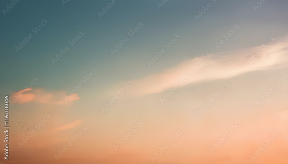 Poster vintage clouds sky background with copy space for add text.