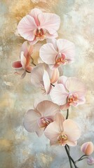 Elegant Close-Up of a Delicate Orchid Blossom