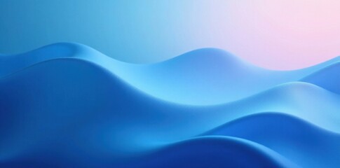 Fototapeta premium Serene abstract blue gradient Smooth, ethereal texture , ocean, web, smooth