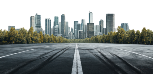 PNG Modern cityscape architecture skyscrapers buildings.