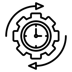 efficiency single icon