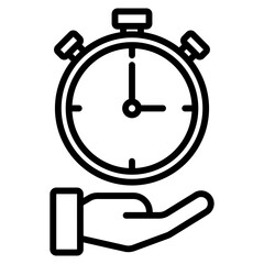 time control single icon