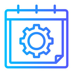 calendar gradient icon