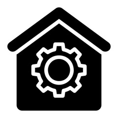home glyph icon