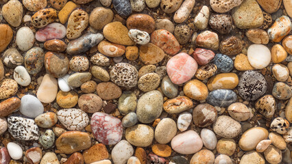 For background, sea stones, stone surface photos.