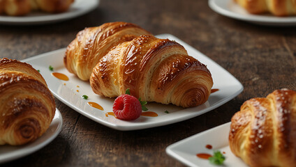 Croissant food with new look