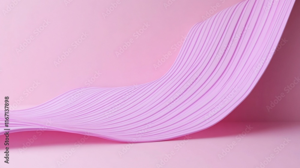 Poster pale lavender gradient with soft curved lines and ample space for messaging