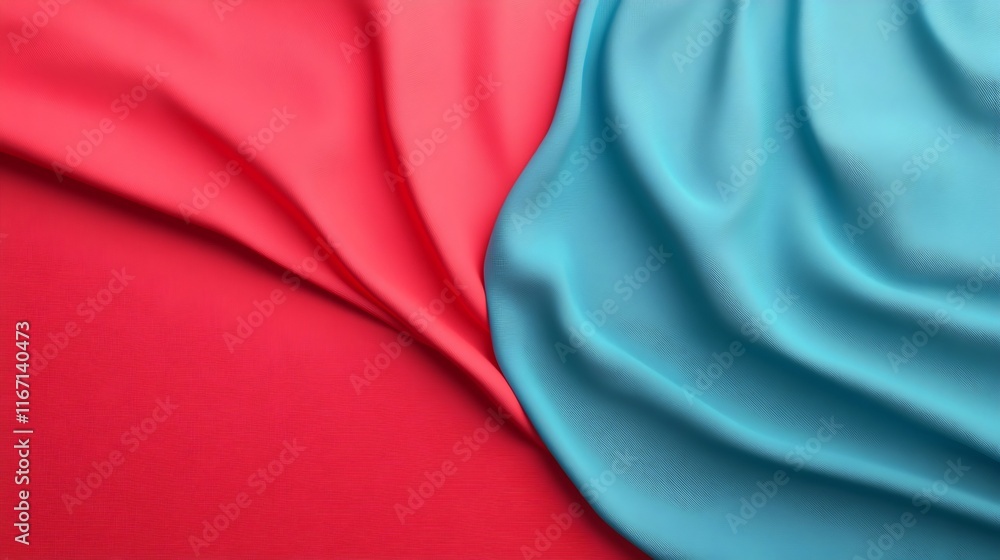 Poster gradient national flag with copy space,3d render abstract artwork