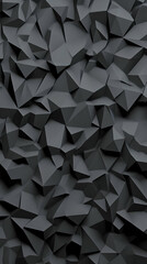 Dark Gray Abstract 3D Background