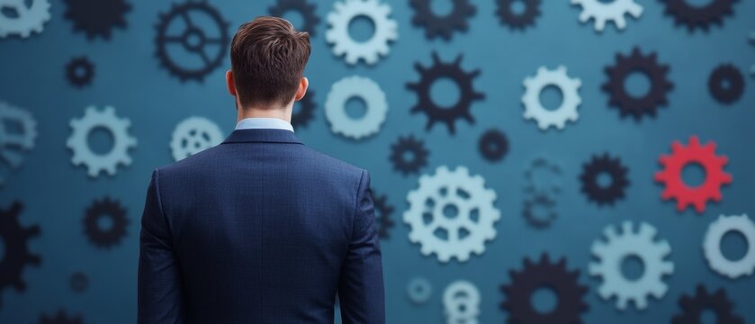 Business tactics and strategy execution, seamless coordination, visualizing the process of turning ideas into actionable plans, achieving business objectives with focus and alignment