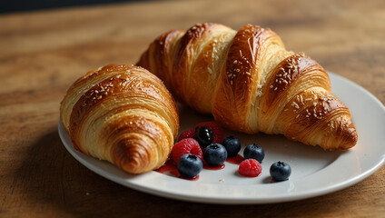 Croissant food with new look