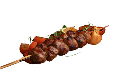 Seekh kebabs on a plate