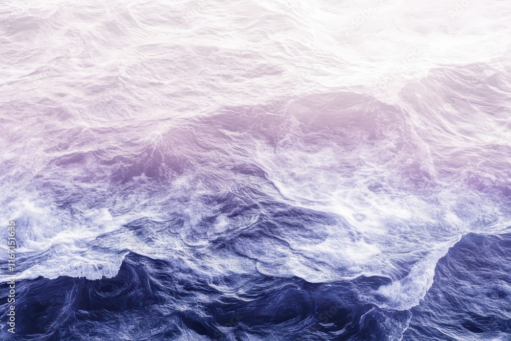 Poster mystical waves dance under the soft glow of twilight, creating a mesmerizing blend of colors and pat