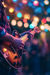 Obraz premium 기타리스트