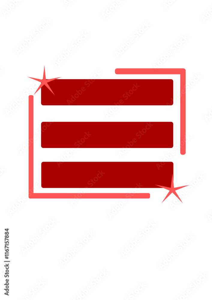 Poster bullet point list icon,perfect for infographic design,presentations or task management applications