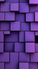 Obraz premium Purple 3D Block Abstract Background