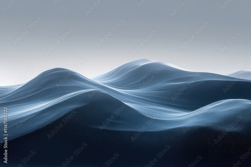 Aufkleber serene ocean waves at dawn reflecting soft light and creating a calm atmosphere along the coastline.