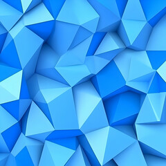 Obraz premium Abstract 3D Blue Polygonal Background