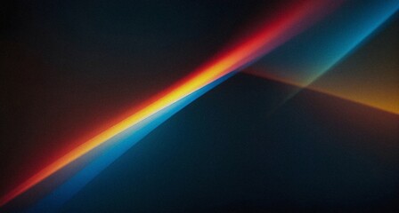 vibrant and colorful light waves dance across a dark background, creating a nostalgic and visually striking scene. The grainy texture adds a retro feel, evoking memories of old-school visuals