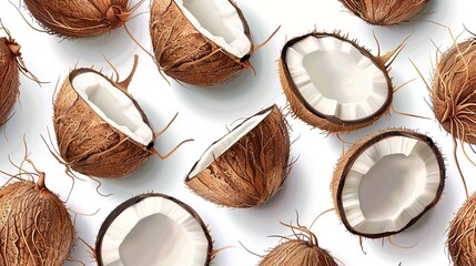 coconut seamless pattern wallpaper
