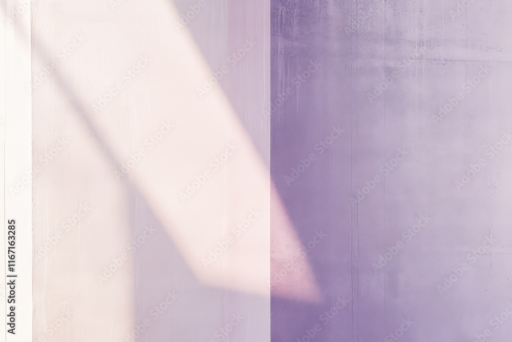 Poster abstract interplay of light and shadows creating a serene atmosphere in a modern interior during mid