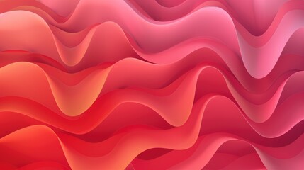 Obraz premium Background with flowing gradients of red hues.