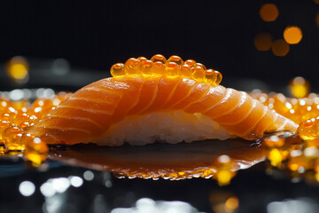 Close-up of a delicious sushi	
