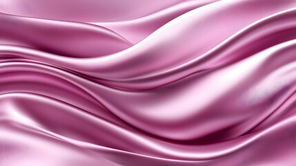 Fototapeta premium Pink Silk Drape 3D Abstract Background