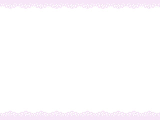 4:3 桜レースのピンクフレーム♪PNG